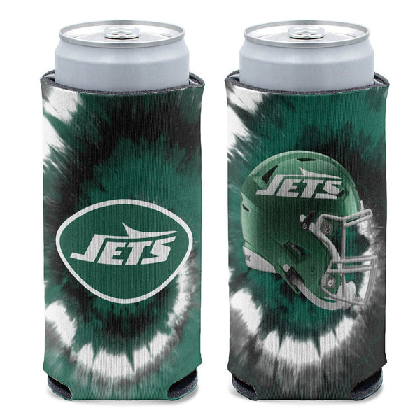 New York Jets TIE DYE 12 oz Slim Can Cooler