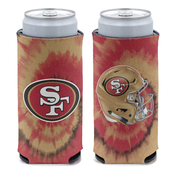 San Francisco 49ers Tie Dye 12 oz Slim Can Cooler