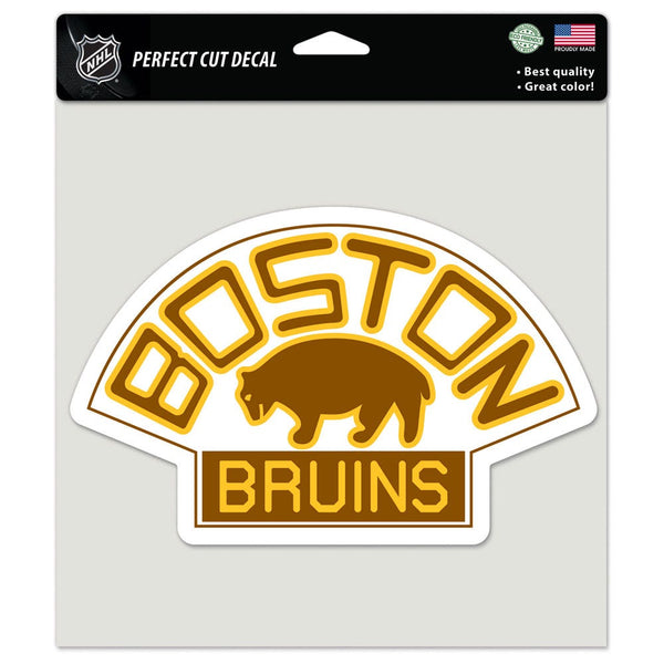 Boston Bruins / Vintage NHL Perfect Cut Color Decal 8" x 8"