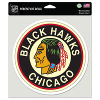 Chicago Blackhawks / Vintage NHL Perfect Cut Color Decal 8" x 8"