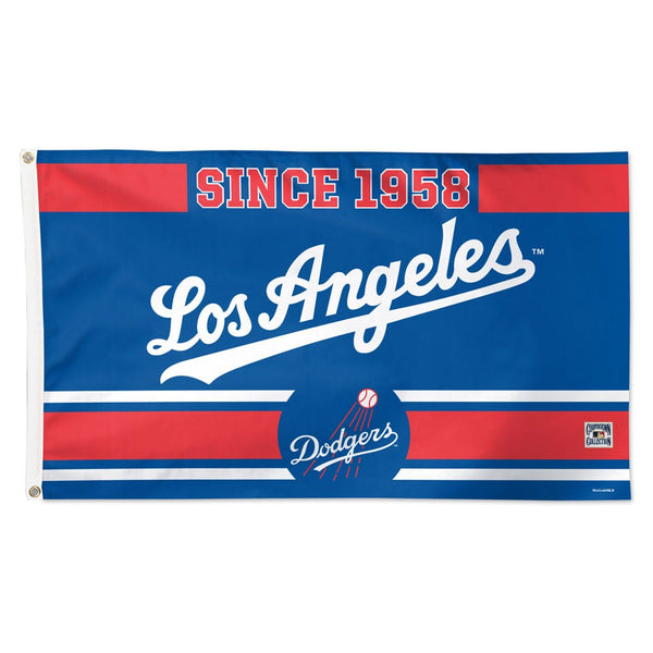 Los Angeles Dodgers established Flag - Deluxe 3' X 5'