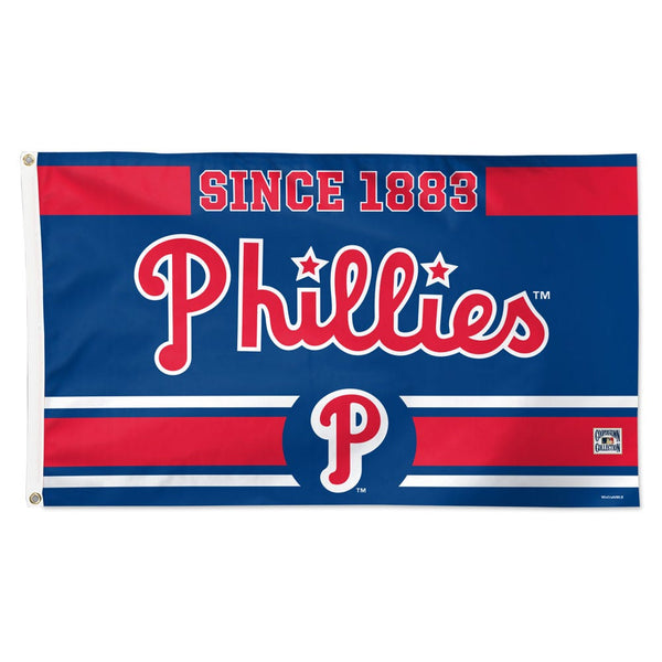 Philadelphia Phillies established Flag - Deluxe 3' X 5'