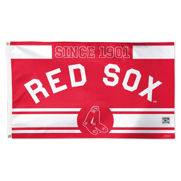 Boston Red Sox established Flag - Deluxe 3' X 5'