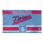 Minnesota Twins established Flag - Deluxe 3' X 5'