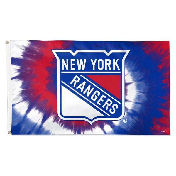 New York Rangers TDYE Flag - Deluxe 3' X 5'