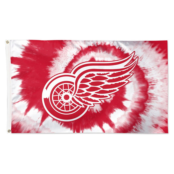Detroit Red Wings tdye Flag - Deluxe 3' X 5'