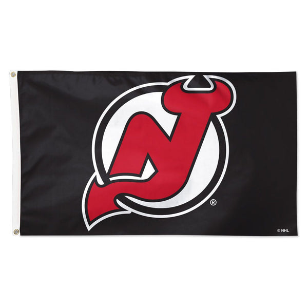 New Jersey Devils black Flag - Deluxe 3' X 5'