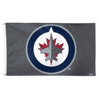 Winnipeg Jets GRAY Flag - Deluxe 3' X 5'