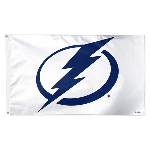 Tampa Bay Lightning white Flag - Deluxe 3' X 5'