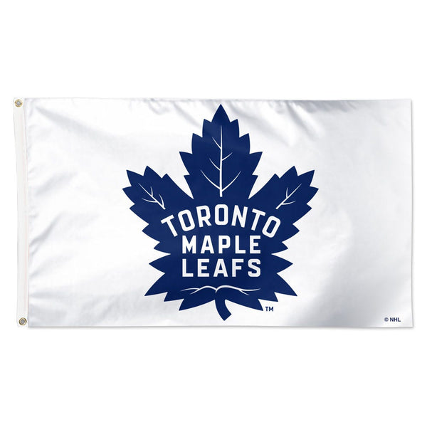 Toronto Maple Leafs white Flag - Deluxe 3' X 5'
