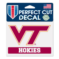 Wholesale-Virginia Tech Hokies Hokies Perfect Cut Color Decal 4.5" x 5.75"