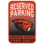 Wholesale-Oregon State Beavers Reserved Parking Plastic Sign 11" x 17"