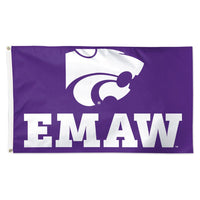Kansas State Wildcats slogan Flag - Deluxe 3' X 5'