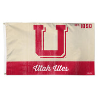 Wholesale-Utah Utes /College Vault Flag - Deluxe 3' X 5'