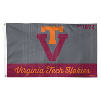 Wholesale-Virginia Tech Hokies /College Vault Flag - Deluxe 3' X 5'