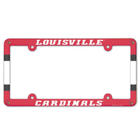 Louisville Cardinals Lic Plate Frame Full Color