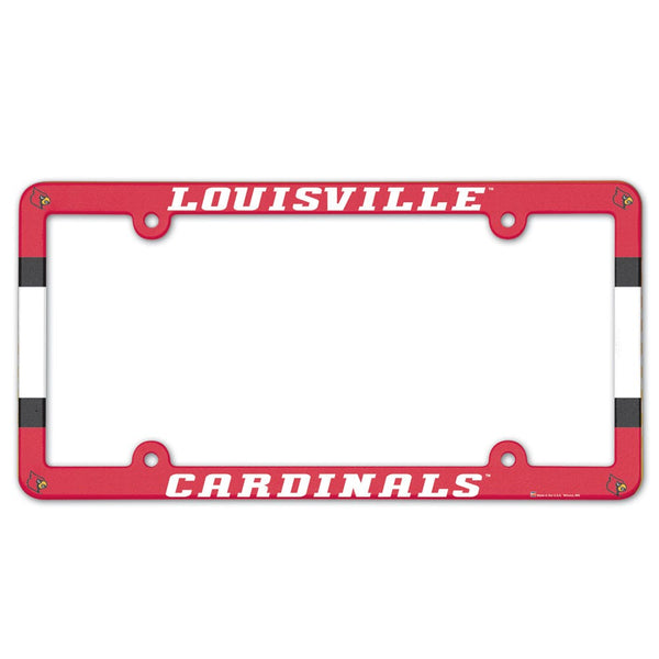 Louisville Cardinals Lic Plate Frame Full Color