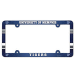 Memphis Tigers Lic Plate Frame Full Color