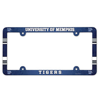 Memphis Tigers Lic Plate Frame Full Color