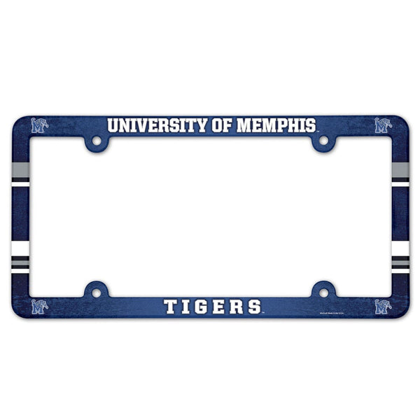 Memphis Tigers Lic Plate Frame Full Color