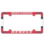 Wholesale-Ole Miss Rebels Lic Plate Frame Full Color