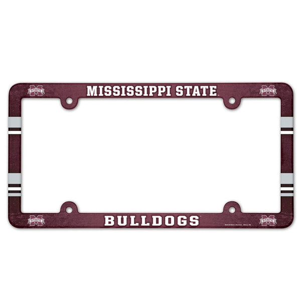 Mississippi State Bulldogs Lic Plate Frame Full Color