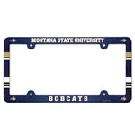 Montana State Bobcats Lic Plate Frame Full Color