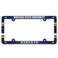 Montana State Bobcats Lic Plate Frame Full Color
