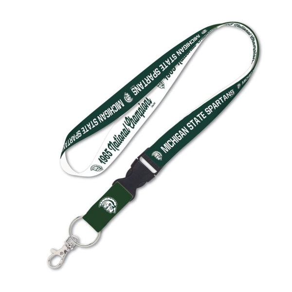 Wholesale-Michigan State Spartans /College Vault VAULT Lanyard w/detachable buckle 1"