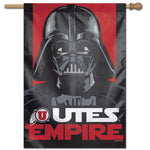 Wholesale-Utah Utes / Star Wars VADER Vertical Flag 28" x 40"