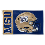 Wholesale-Montana State Bobcats Helmet Flag - Deluxe 3' X 5'