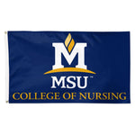 Wholesale-Montana State Bobcats Nursing Flag - Deluxe 3' X 5'