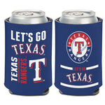 Texas Rangers SLOGAN Can Cooler 12 oz.
