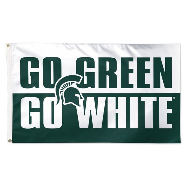 Wholesale-Michigan State Spartans Flag - Deluxe 3' X 5'