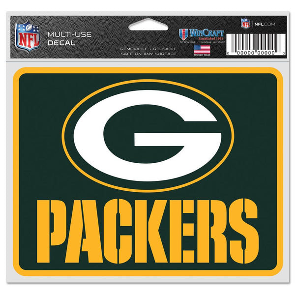 Green Bay Packers Fan Decals 5" x 6"