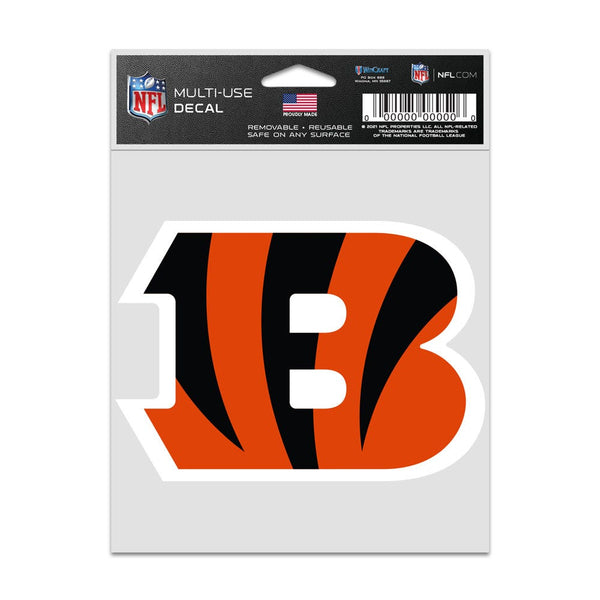 Cincinnati Bengals logo Fan Decals 3.75" x 5"