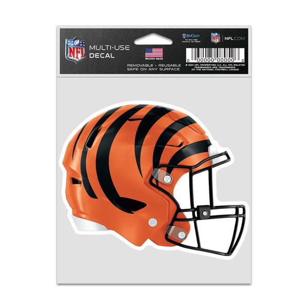 Cincinnati Bengals Helmet Fan Decals 3.75" x 5"