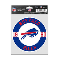 Buffalo Bills Patch Fan Decals 3.75" x 5"