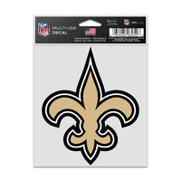 New Orleans Saints logo Fan Decals 3.75" x 5"
