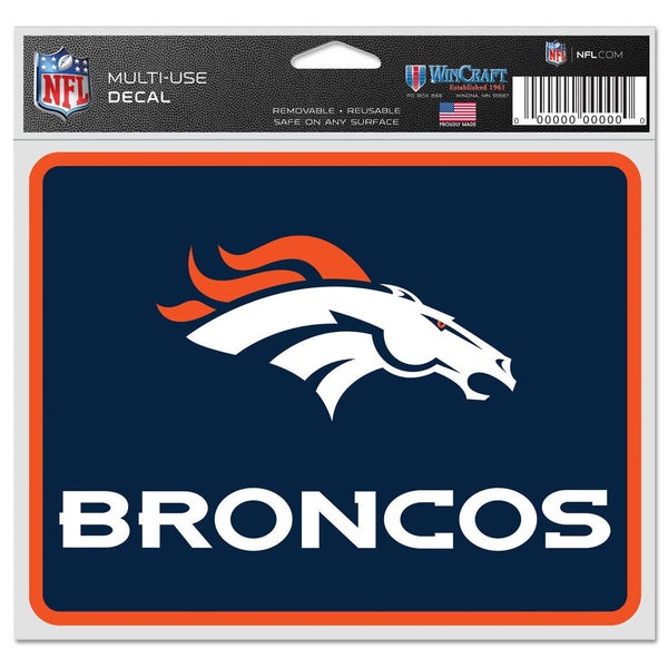 Denver Broncos Fan Decals 5" x 6"