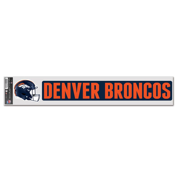Denver Broncos Fan Decals 3" x 17"