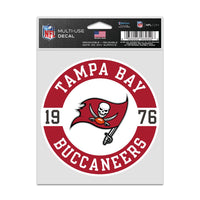 Tampa Bay Buccaneers Patch Fan Decals 3.75" x 5"
