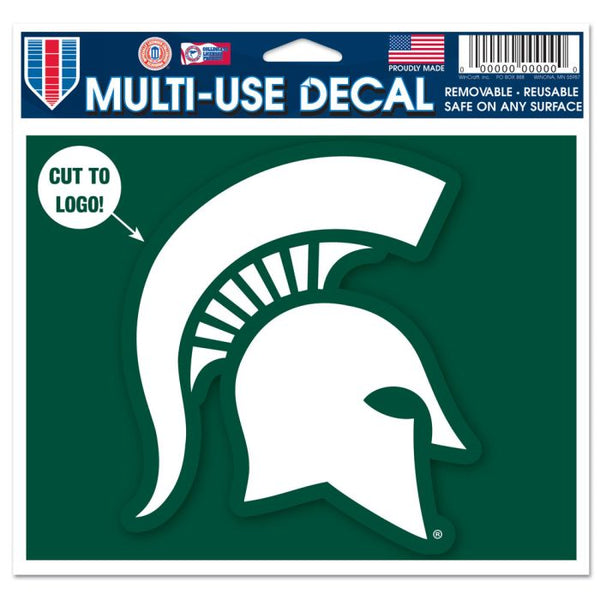 Wholesale-Michigan State Spartans Multi-Use Decal - cut to logo 5" x 6"