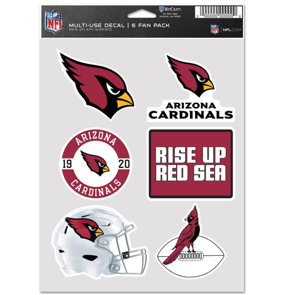 Arizona Cardinals Multi Use 6 Fan Pack