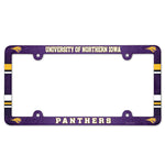 Northern Iowa Panthers Lic Plate Frame Full Color