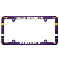 Northern Iowa Panthers Lic Plate Frame Full Color