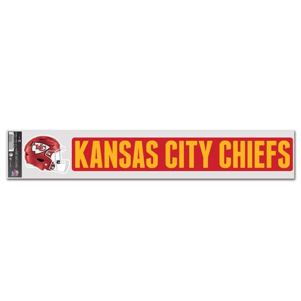 Kansas City Chiefs Fan Decals 3" x 17"