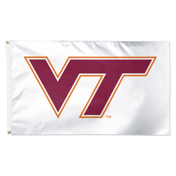 Wholesale-Virginia Tech Hokies ALT COLOR 2 WHITE Flag - Deluxe 3' X 5'