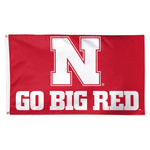 Wholesale-Nebraska Cornhuskers SLOGAN Flag - Deluxe 3' X 5'