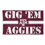 Texas A&M Aggies SLOGAN Flag - Deluxe 3' X 5'